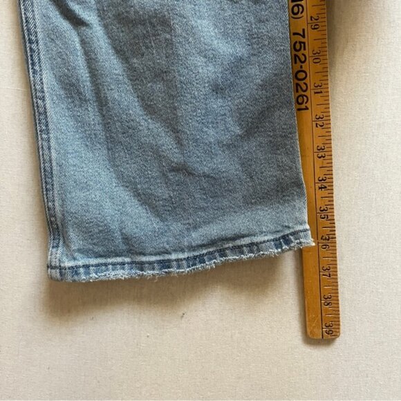Hollister Low-Rise Relaxed Straight Distressed Jeans Sz 30 Short - Picture 10 of 12